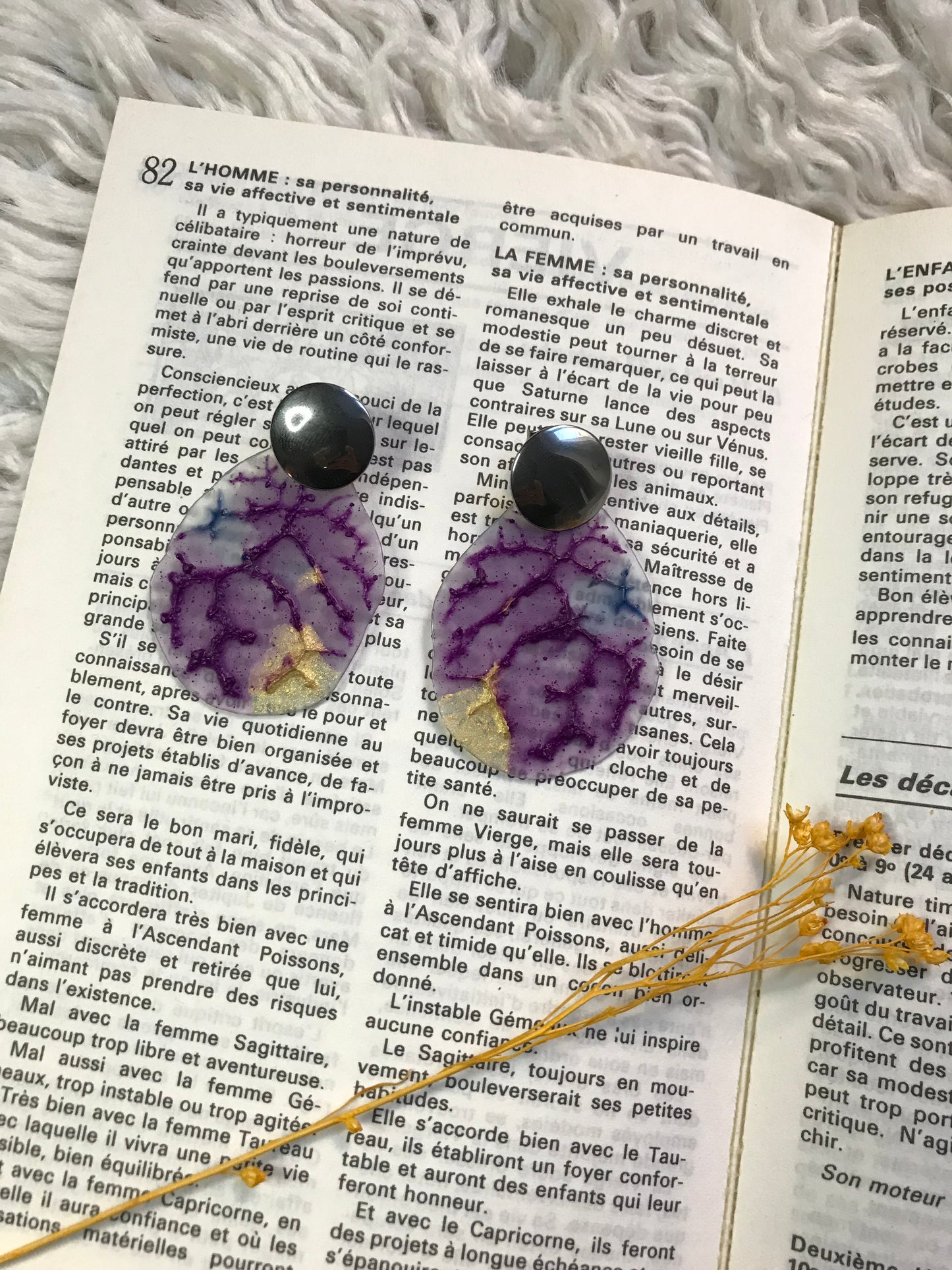 Boucles d'oreilles Ondée