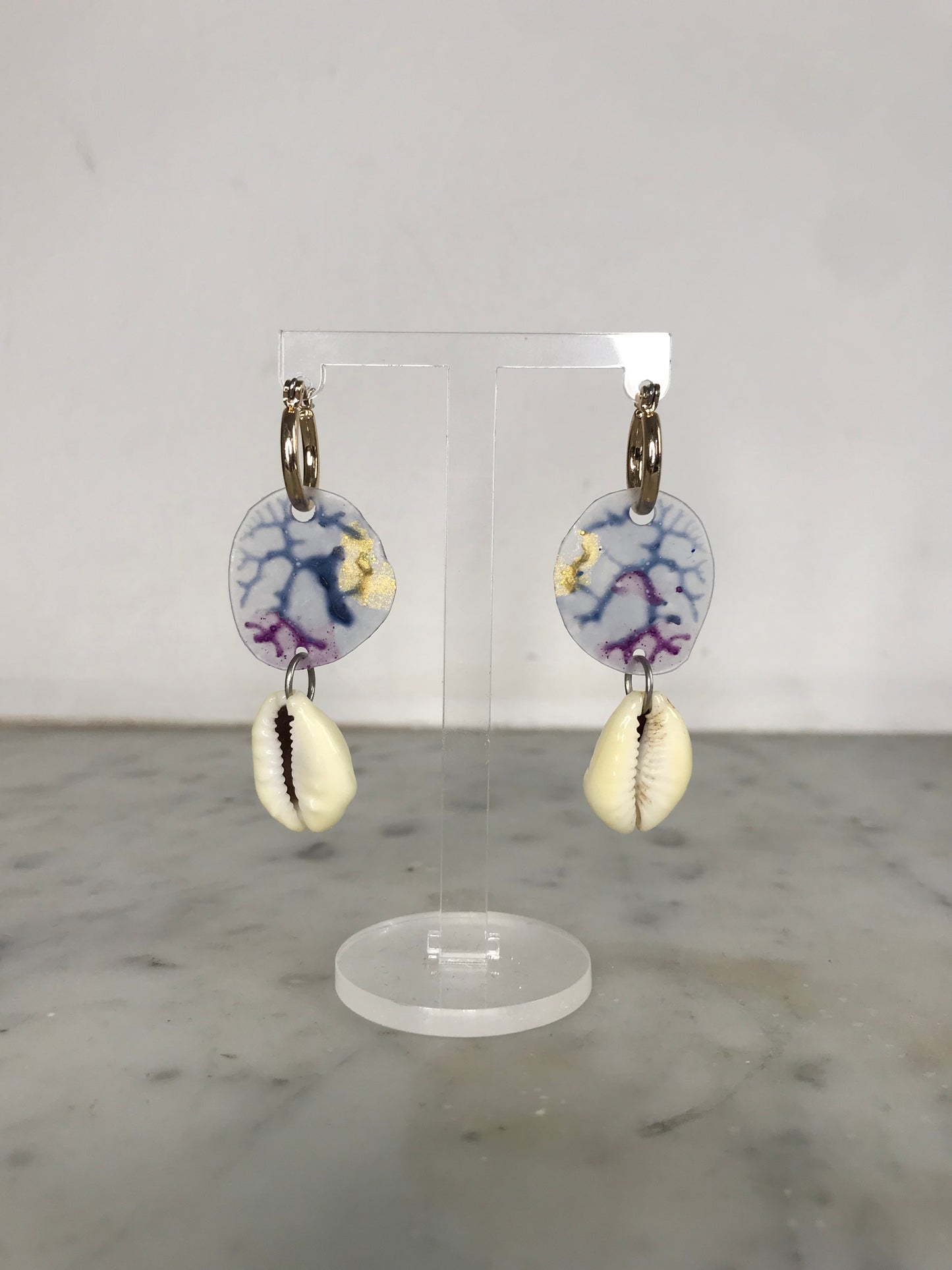 Boucles d'oreilles Saphirée
