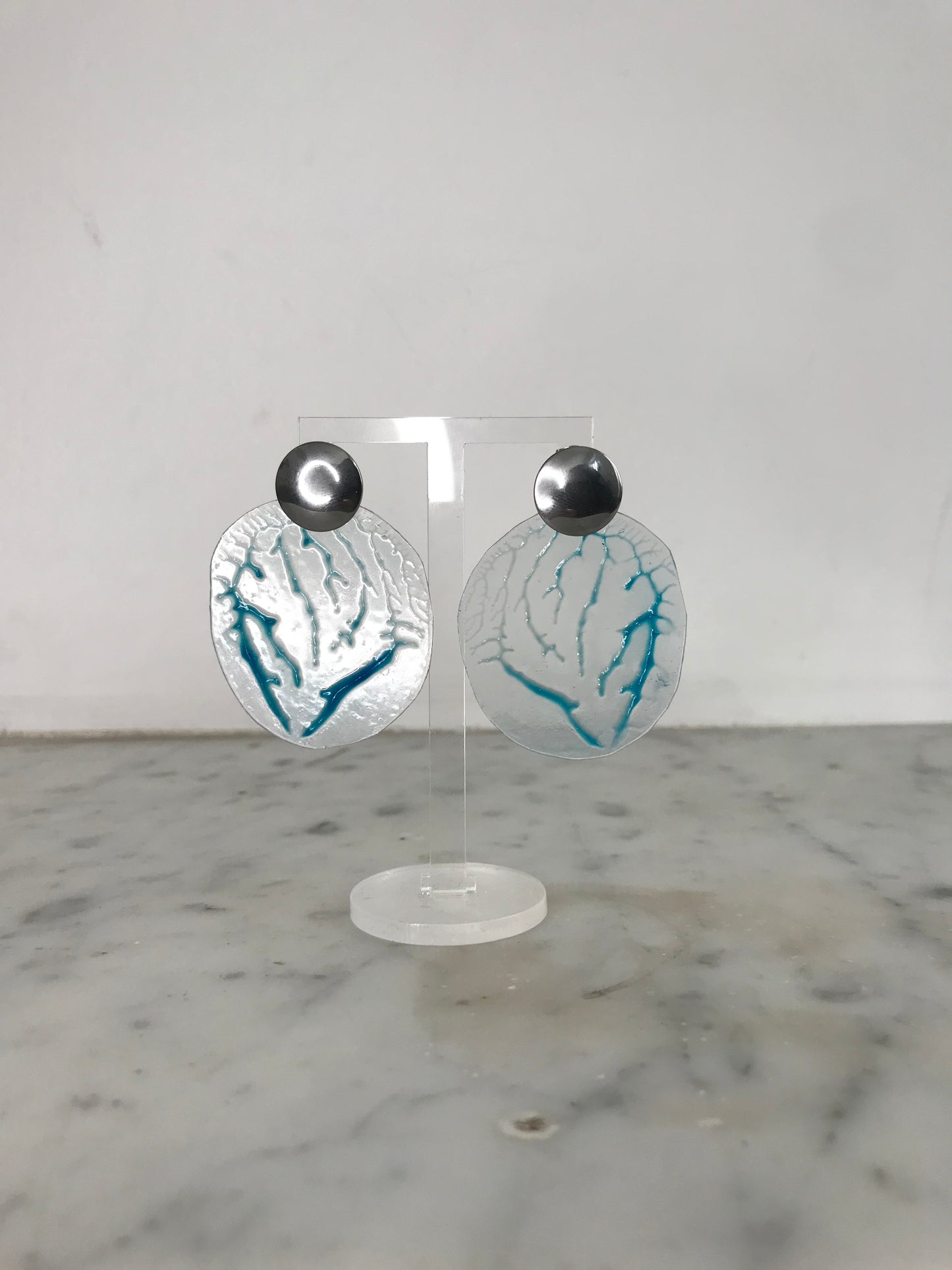 Boucles d'oreilles Aquablue