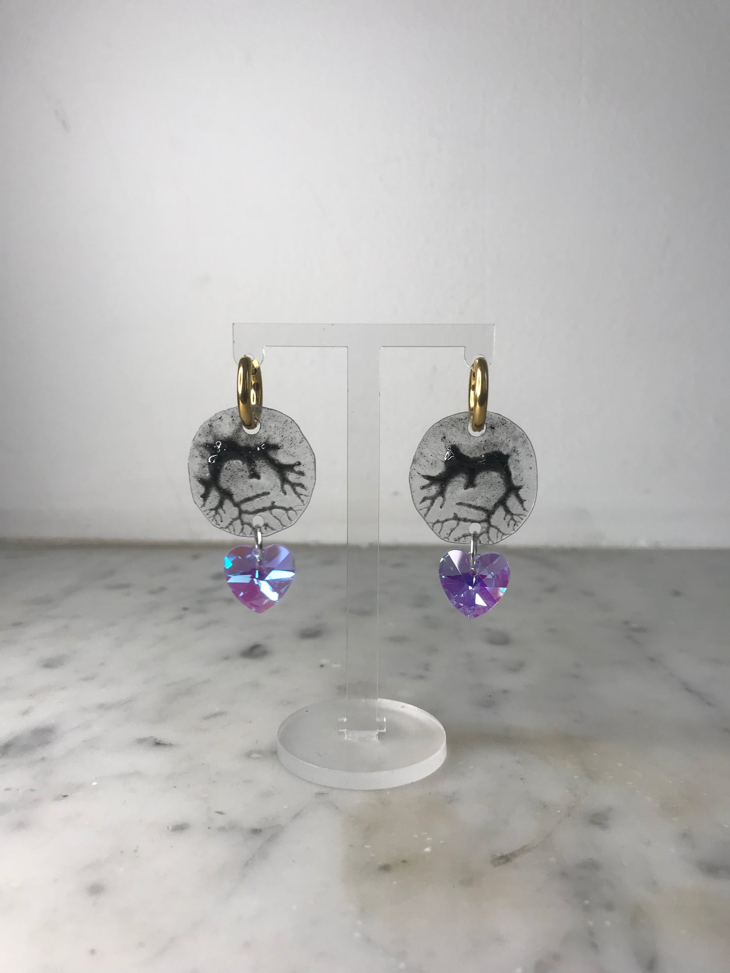 Boucles d'oreilles Flamme